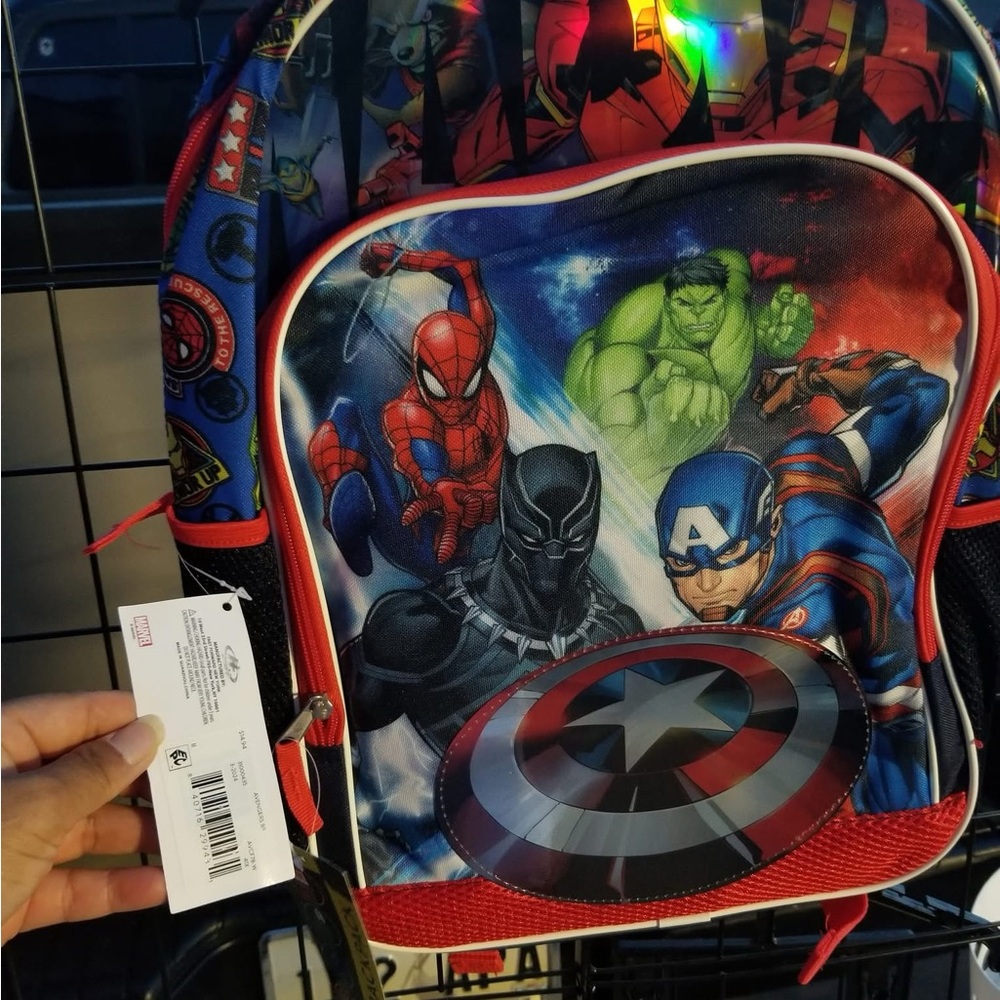 Marvel Superheroes Red and Blue Backpack
